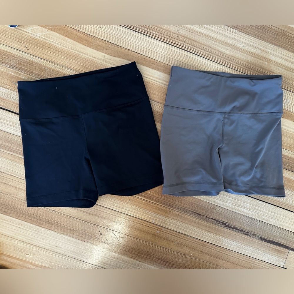 90 Degrees By Reflex, 2 pack women’s biker shorts, size medium